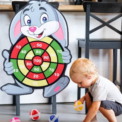 Montessori Dart Board Target Sports Game Toys For Children 4 To 6 Years Old Outdoor Toy Child Indoor