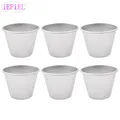 6pcs Nonstick Mini Anodized Individual Tumblers Popovers Chocolate Molten Pans Pudding Cups Molds