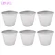 6pcs Nonstick Mini Anodized Individual Tumblers Popovers Chocolate Molten Pans Pudding Cups Molds