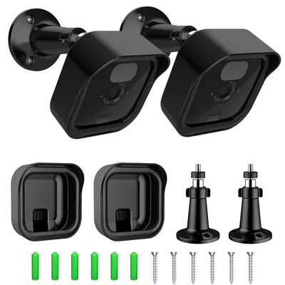 2-Pack Wall Mount Stand For Blink Outdoor Camera 3rd Gen Weatherproof Cover 360 Degree Adjustable For Blink Outdoor Camera Mount