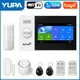TUYA WIFI GSM 4.3 Inch Full Touch Smart Home Alarm Security System With Wireless Indoor Mini Siren