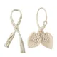 Leaf Tassel Macrame Curtain Tieback Hand-Woven Cotton Rope Curtain Tie Back Holder Drapery Holdback