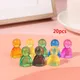 20Pcs 24*16*12mm Games Markers Acrylic Interact Game Colorful Humanoid Chess Pieces For Board Card