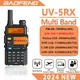 2024 New Baofeng 5RX Handheld Radio 5W Multi-Band AM Aviation Band 1800mAh 128 Channel Amateur Radio