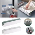 Kitchen Tin Foil Plastic Wrap Cutter Household Cling Film Dispenser Magnetic Refrigerator