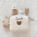 Personalized Name Baby Carriage Hanging Bag Customized Outdoor Multifunctional Baby Bear Mommy Bag