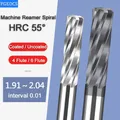 Carbide Machine Reamer Spiral 2.0 1.91 1.92 1.93 1.94 1.95 1.96 1.97 1.98 Metal Cutter 4 Flute CNC