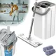 UNTIOR Hand Free Flat Floor Mop Bucket Set For Professional Home Floor Cleaning System With Washable