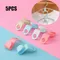 5pcs Clothes Hanger Connection Hook Home Clothes Hanger Link Buckle Thickened Plastic Stackable