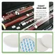 24Pcs Bassoon Pads Bassoon Sound Hole Gaskets Bassoon Accessories (White)