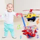 Baby Walker Toy Hand Push Toddler Toy Plane Car Toy Push Along Walking Toy for Kids Children Boys