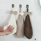 Coral Fleece Bowknot Soft Hand Towels Quick Dry Hand Towel for Kitchen Thickened Microfiber Towel