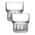 Leeseph Glass Coffee Mugs Set of 2 Glass Espresso Cups for Cappuccino Cocoa Milk Cafe Juice Clear