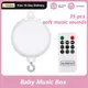 Rotary Baby Crib Bed Toy Musical Mobiles 35 Songs Music Box Remote Control Movement Bells for Kids