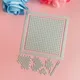 stitch cross frame decoration die Metal Cutting Dies DIY Scrapbook Paper Cards Embossing Craft Die