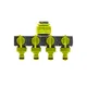 4 Way Garden Hose Splitters Faucet Diverter Tap Hose Connector Hose Pipe Splitter Water Distributor