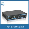 Terow 2.5G POE Switch 6 Ports 2.5gbe Network Switch 10G SFP Gigabit Ethernet Switch 2.5Gbps with