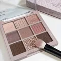 9-Color Eye Shadow Palette Glitter Pearly Eyeshadow Palette Nude Long Lasting Korean Charming Eyes