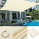 98%UV Block Water Resistant Shade Sail Sun Sail Shelter Canopy Pool Rectangle Square 4x3m/3x2M For