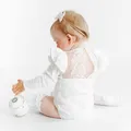 Baby Girl Cotton Lace Backless Romper Dress Body Suit Todder Girls Clothes Newborn Bodysuit Dance