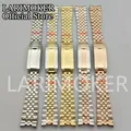 20mm New jubilee bracelet silver gold Rose gold slide glide lock clasp 904L stainless steel strap