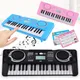 Portable Electronic Piano Keyboard Children Musical Instrument LED Display 37 Keys Digital Piano