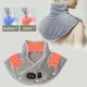 Electric Heating shoulder Neck Pad Massager USB Cervical Brace Wrap Thermal Compress Relieve Pain