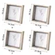 Frame Sturdy Picture Frame Portable Anti Fade Square Picture Frame Simple Square Anti-deform Photo