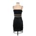 Windsor Cocktail Dress - Bodycon: Black Dresses - Women's Size Small