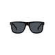 Black-acetate sunglasses with 3D logo