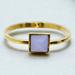 Rebecca Minkoff Jewelry | Designer Rebecca Minkoff Gold Tone Clasp Bracelet With Pastel Stone | Color: Blue/Gold | Size: Os