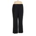 Jones New York Dress Pants - High Rise Boot Cut Boot Cut: Black Bottoms - Women's Size 16