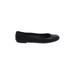 Giuseppe Zanotti Flats: Black Solid Shoes - Women's Size 39 - Round Toe