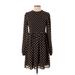 Sanctuary Casual Dress - A-Line Crew Neck Long sleeves: Black Dresses - Women's Size Small