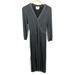 Kate Spade Dresses | Kate Spade Sweater Dress Metallic Dashing Beauty Wrap Pleated Knit Glitter M | Color: Black/Silver | Size: M