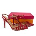 Kate Spade Shoes | Kate Spade Red Stiletto Heels | Made In Italy | Color: Red | Size: 9.5