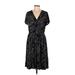 Lands' End Casual Dress - A-Line: Black Dresses - Women's Size Medium