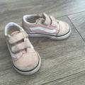 Vans Shoes | Baby Pink Strap On Vans | Color: Pink | Size: 3g