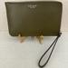 Kate Spade Bags | Kate Spade Cameron Medium Wristlet Saffiano Leather | Dried Moss | L Zip | Nwot | Color: Green | Size: Os