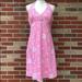 Lilly Pulitzer Dresses | Lilly Pulitzer Iron Maiden Rose And Butterfly A-Line Halter Dress | Color: Pink/White | Size: 12