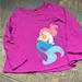 Disney Shirts & Tops | Ariel Little Mermaid Jumping Beans Fuschia Shirt Girls Size 2t | Color: Pink/Purple | Size: 2tg