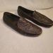 Coach Shoes | Coach Mens Jake Brown Embossed Leather Slip-On Monogram Loafers Size 12 | Color: Brown | Size: 12