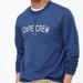 J. Crew Shirts | J. Crew- Men’s Authentic Fleece Cape Crew Navy Blue Sweatshirt- Size Medium | Color: Blue | Size: M