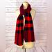 Burberry Accessories | Authentic Nwt Burberry Exploded Check Scarf Red Wool Cashmere Blend New | Color: Black/Red | Size: Os