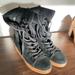 Coach Shoes | Coach Ramsey Suede High Top Sneakers | Color: Black | Size: 7.5