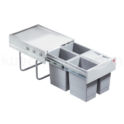 Hailo Abfallsammler 3643141 TR Swing Raumspar-Tandem 4x 8,5 Liter Image