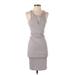 Forever 21 Casual Dress - Bodycon: Gray Dresses - Women's Size Small