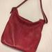 Coach Bags | Coach Large Red Leather Hobo Shoulder Bag Lined Coach Logo Fabric No. G2s-9188 | Color: Red | Size: Os