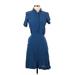 & Other Stories Casual Dress - Shirtdress: Blue Dresses - Women's Size 4
