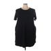Universal Standard Casual Dress - Shift: Black Dresses - Women's Size 22